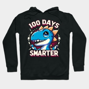 100 Days Smarter - Dinosaur Hoodie